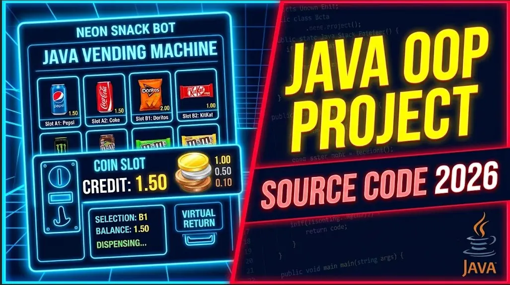 Java Vending Machine Simulator Project | OOP, GUI, MySQL